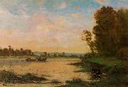 Charles-Francois Daubigny Summer Morning on the Oise china oil painting artist